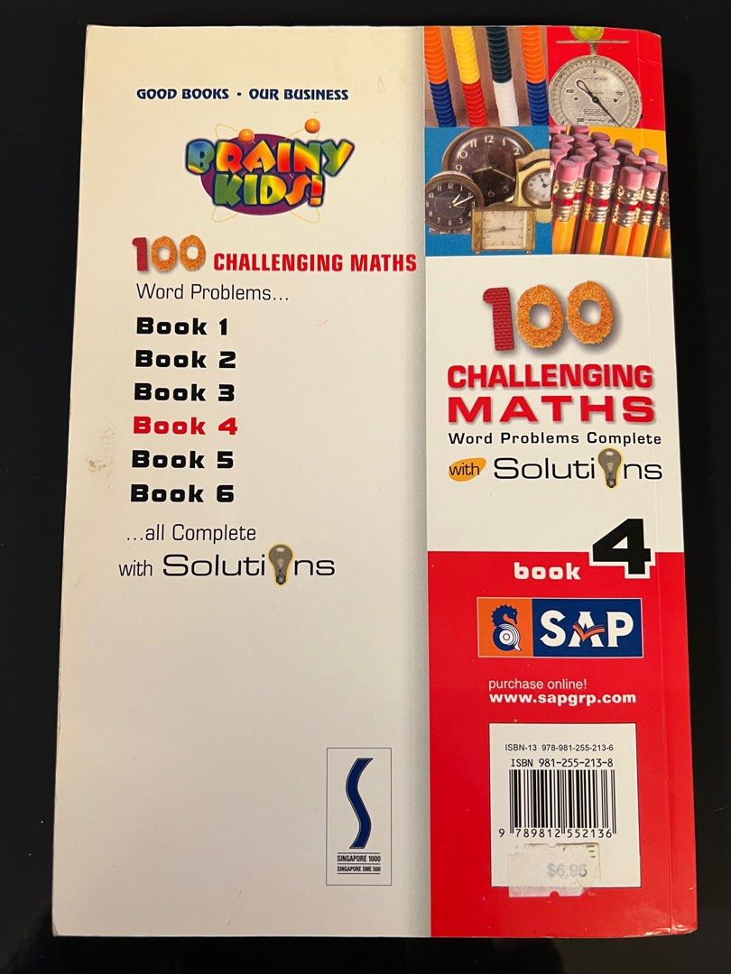 Math Challenge Books Math Challenge Book 數學練習, 興趣及遊戲, 書本 & 文具, 小朋友書 - Carousell