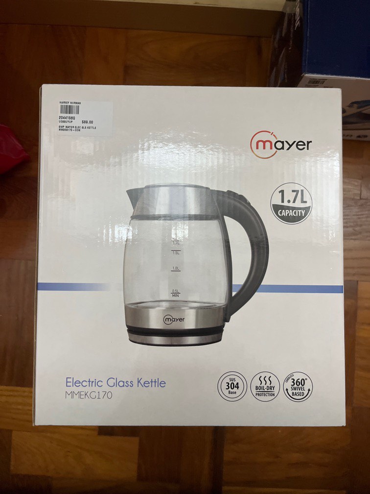 Mayer electric glass kettle clearance