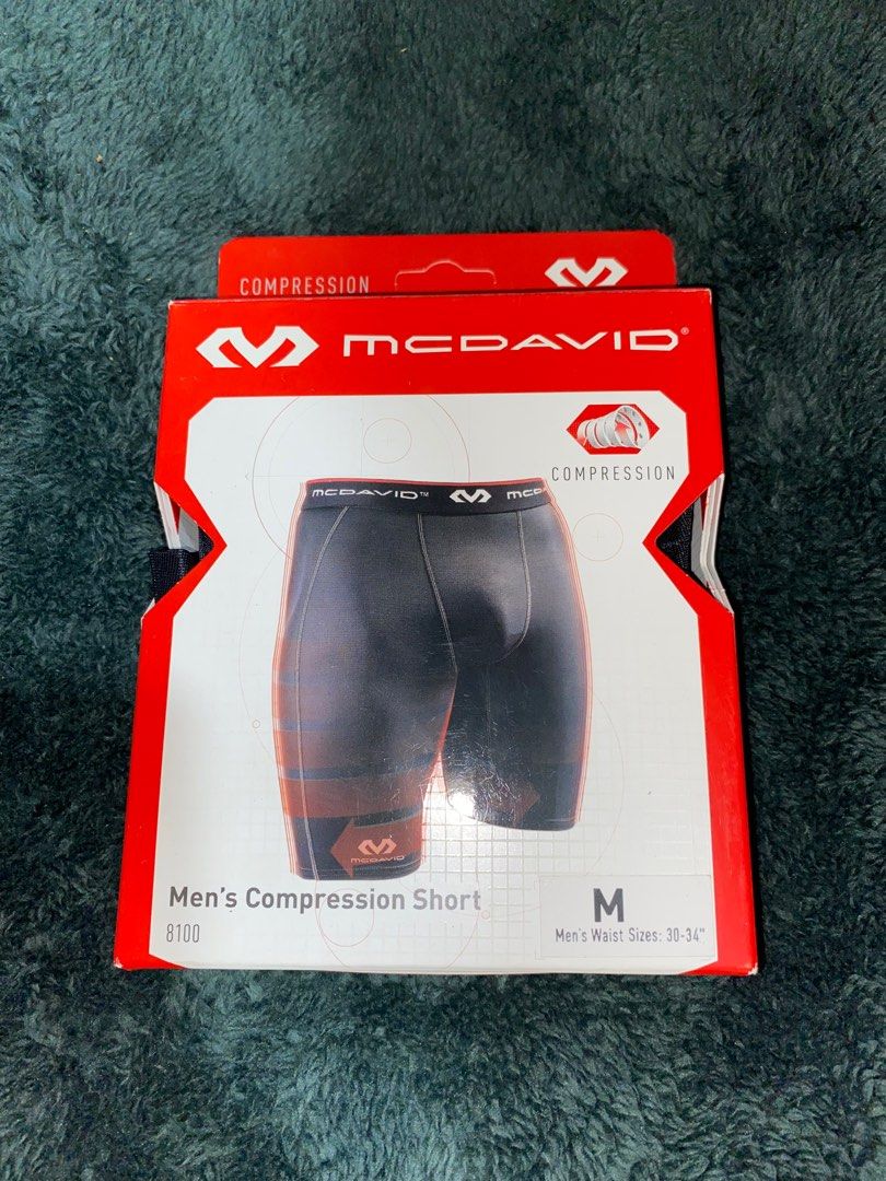 MCDAVID 8100 Men’s Compression Shorts (Category: Activewear) located in Quezon City. Submitted by Moms_closet (Listing ID 1280908321, Image 1). Description: Size: Medium 30-34” Color: Black.