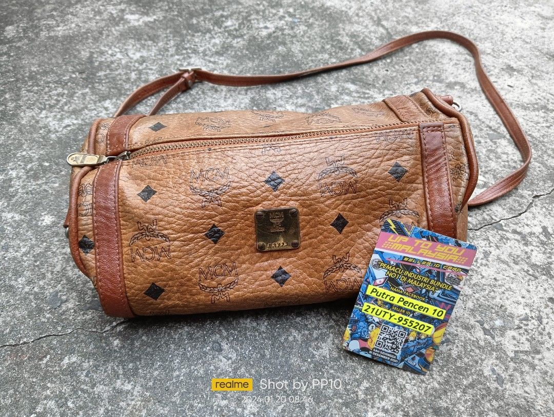 Mcm cylinder crossbody 2025 bag