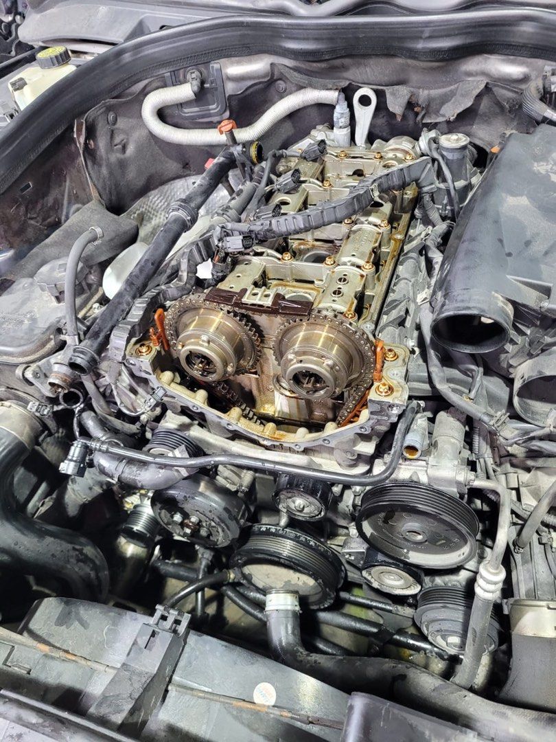 W212 timing online chain replacement