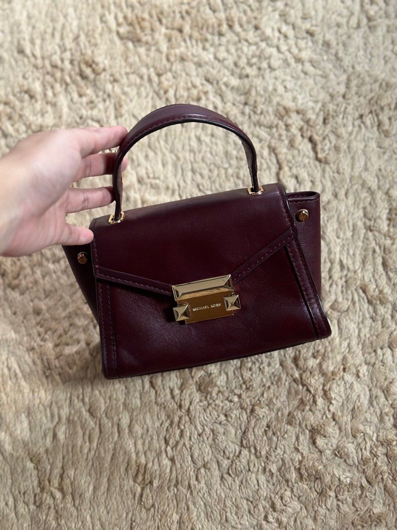 Michael kors whitney discount burgundy