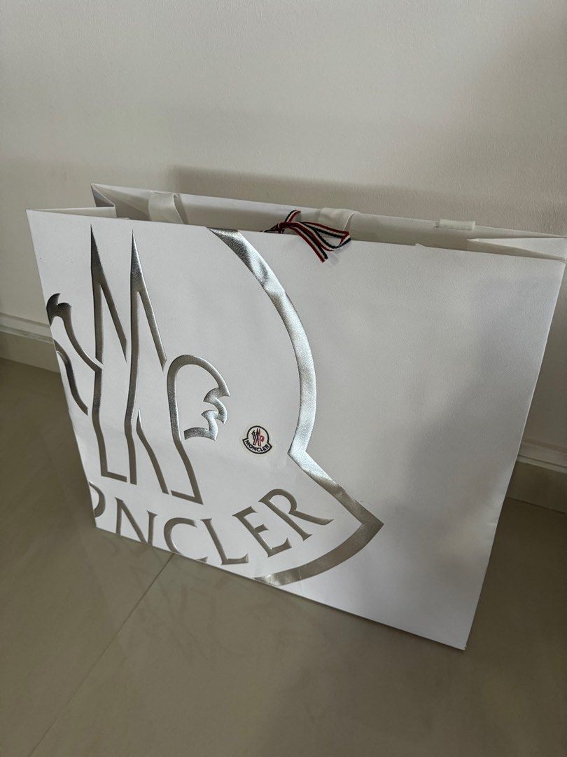 Moncler paper bag sales