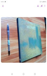 Monet book. Art book, non fiction book, painting book