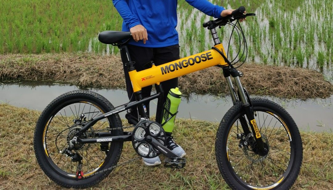 Mongoose folding mountain bike outlet