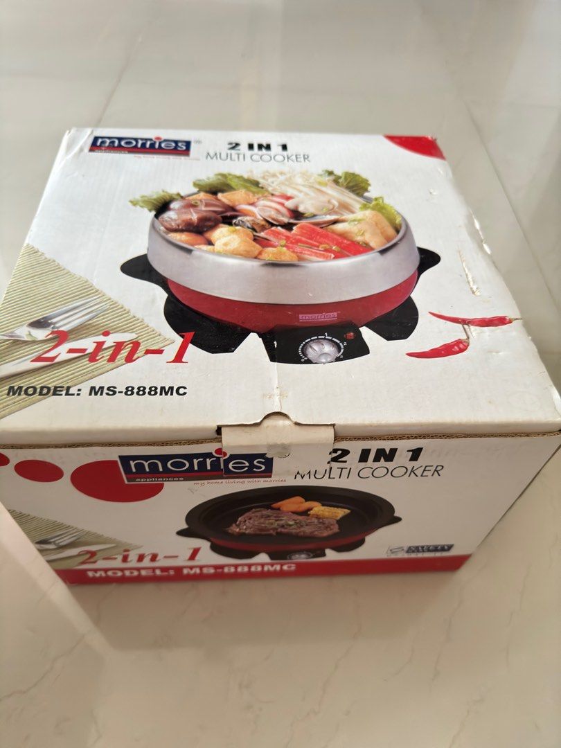 Morries 2 in 1 Multi Cooker 3Litres
