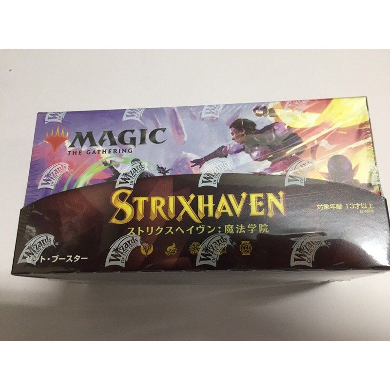 mtg strixhaven japanese set booster box Strixhaven: School of Mages [Japanese] Each Play Booster includes 15 cards of rarity Rare or higher (2 MTG Secrets of Strixhaven Play