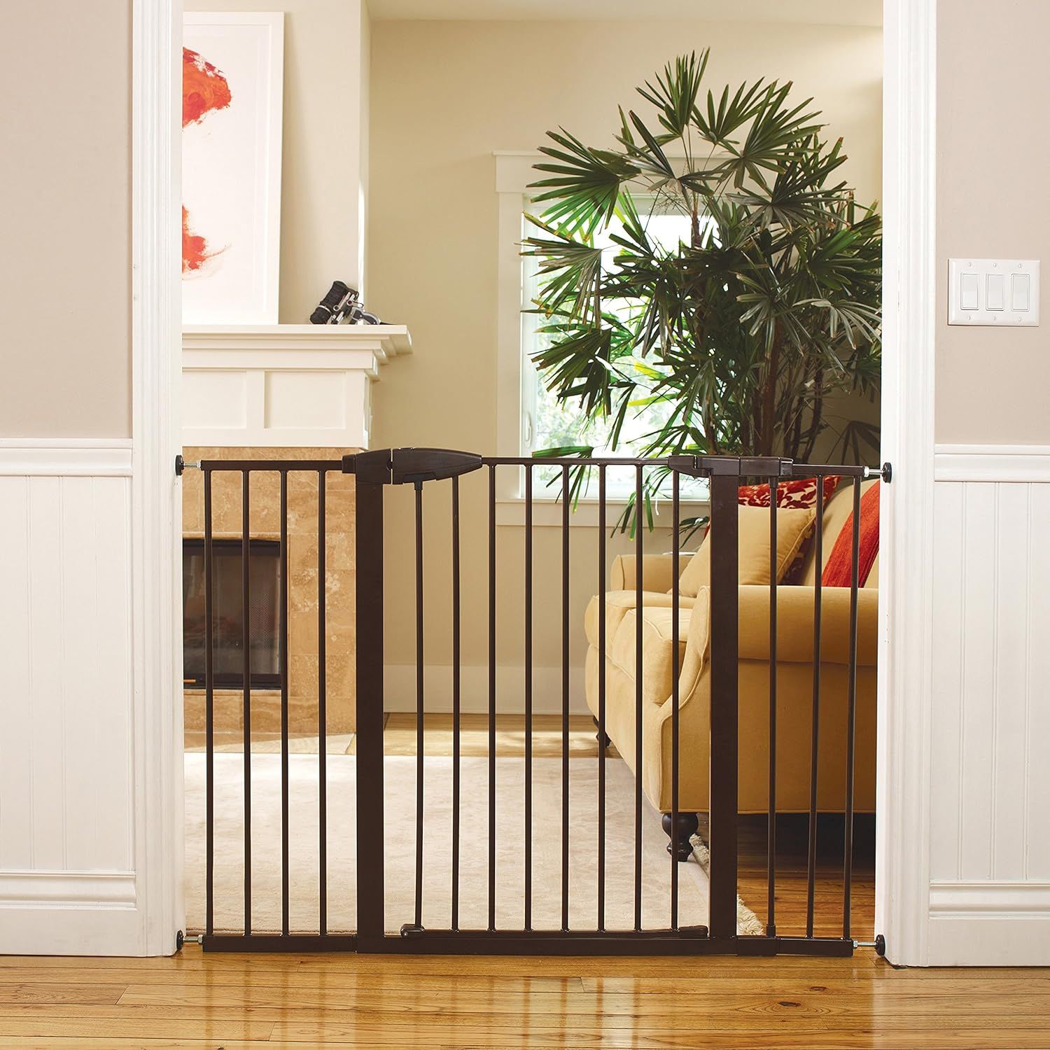 Munchkin Easy Close XL Metal Baby Gate Extension, Compatible with Gate  Model MK0009-111 in Dark Grey, 2.75 Inch