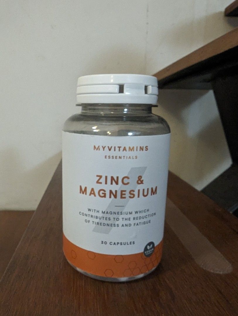 Myvitamins Zinc & Magnesium Capsules, Health & Nutrition, Health