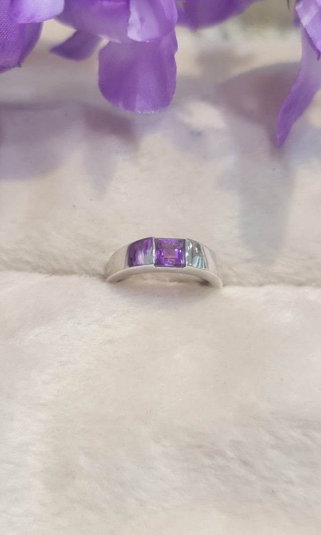 White amethyst ring online