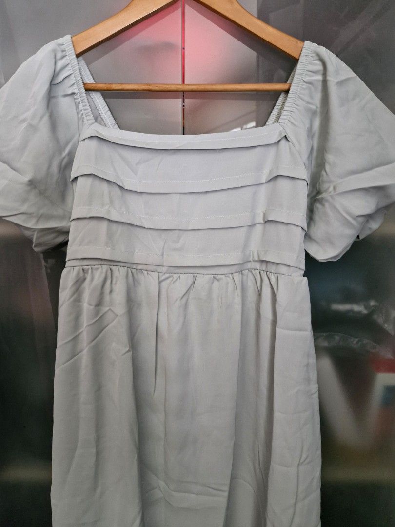 New chiffon mint green smock dress Women s Fashion Dresses
