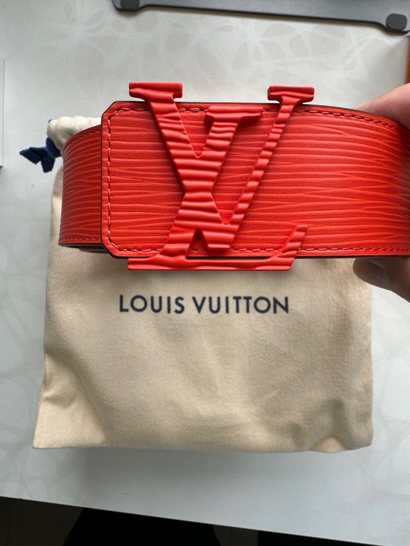 Orange louis vuitton belt shop