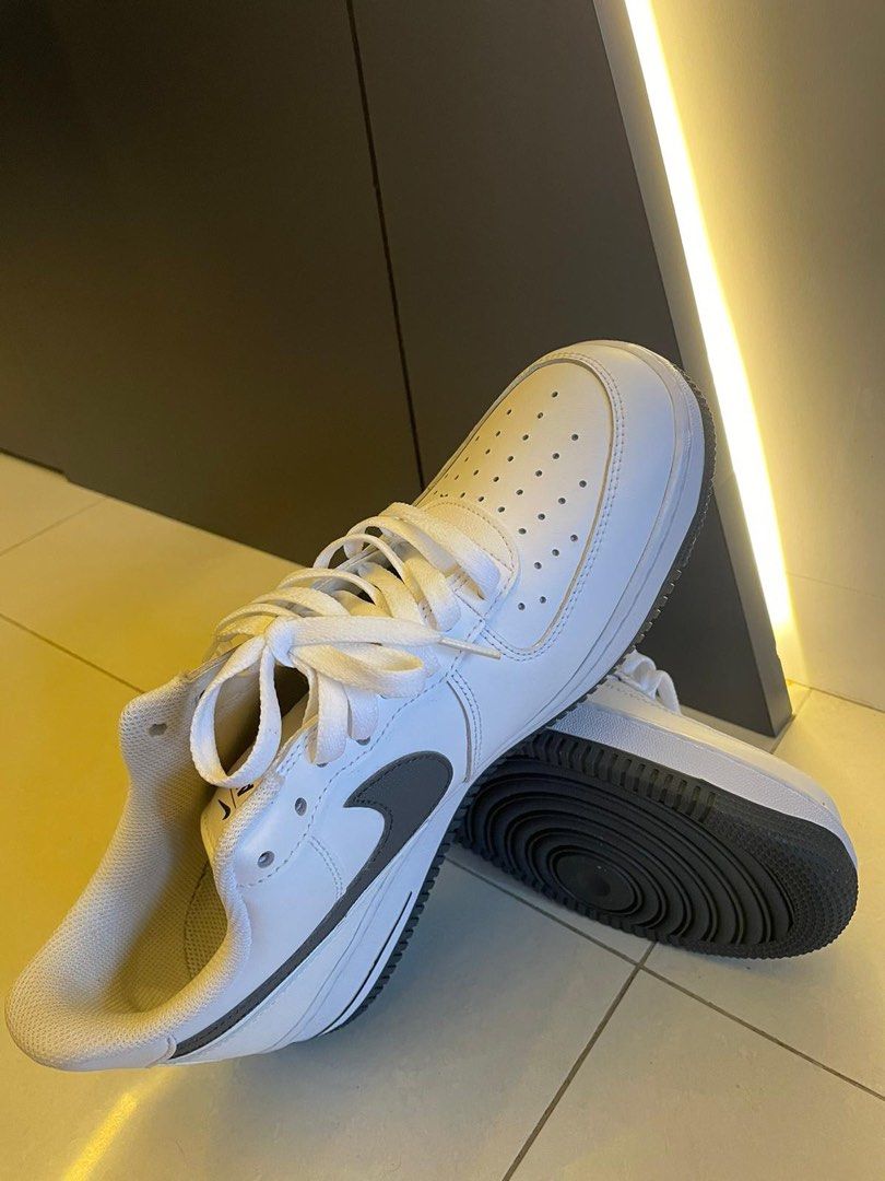 Nike AF1 White Iron Grey Luxury Sneakers Footwear on Carousell