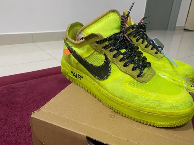 Off white volt laces store