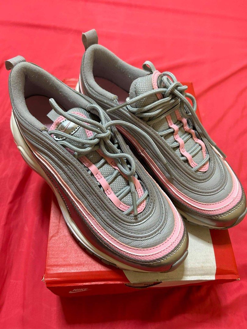 Air max 97 silver pink discount