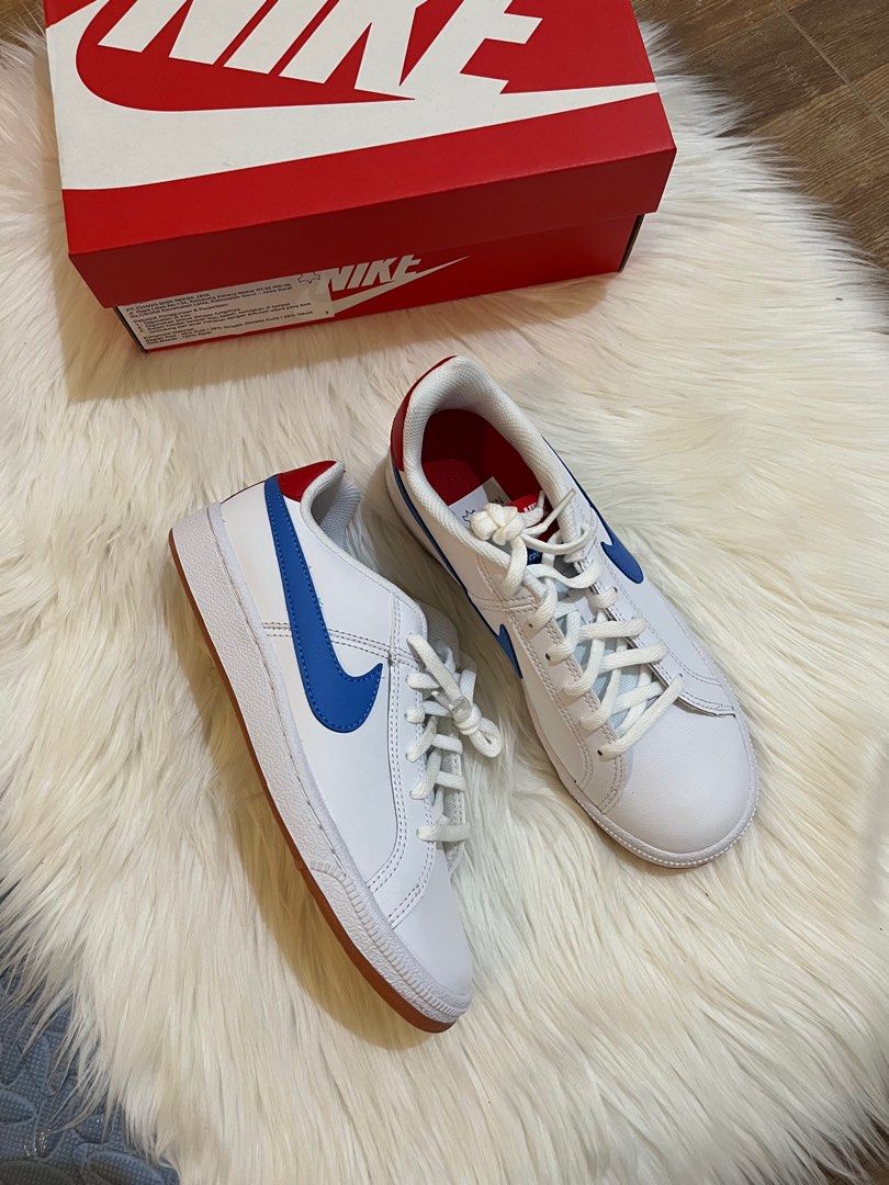 Nike Court Royale Shoes White Blue size 36