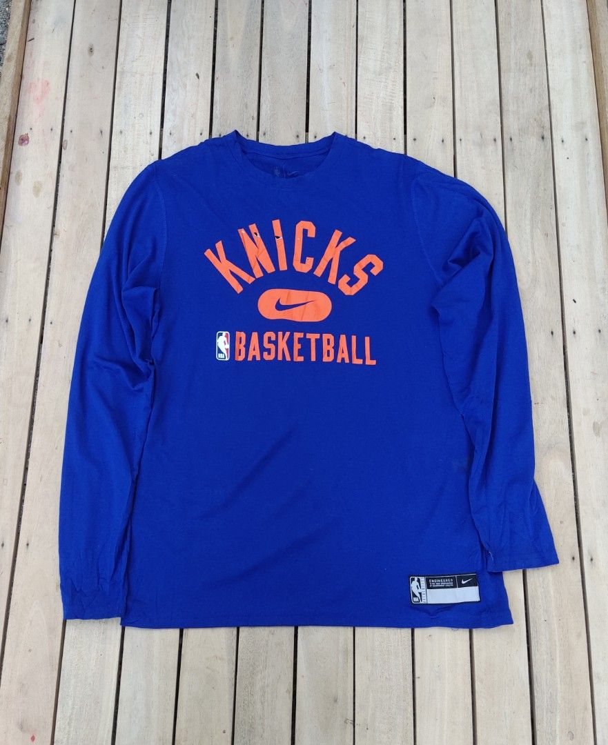 NIKE KNICKS DRIFIT SLEEVE Men s Fashion Activewear on Carousell