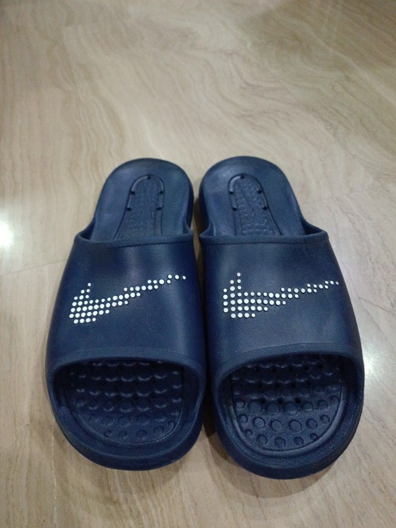 Dark blue clearance nike slides