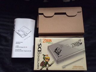 Nintendo DS Lite (Zelda Phantom Hourglass) BOX only