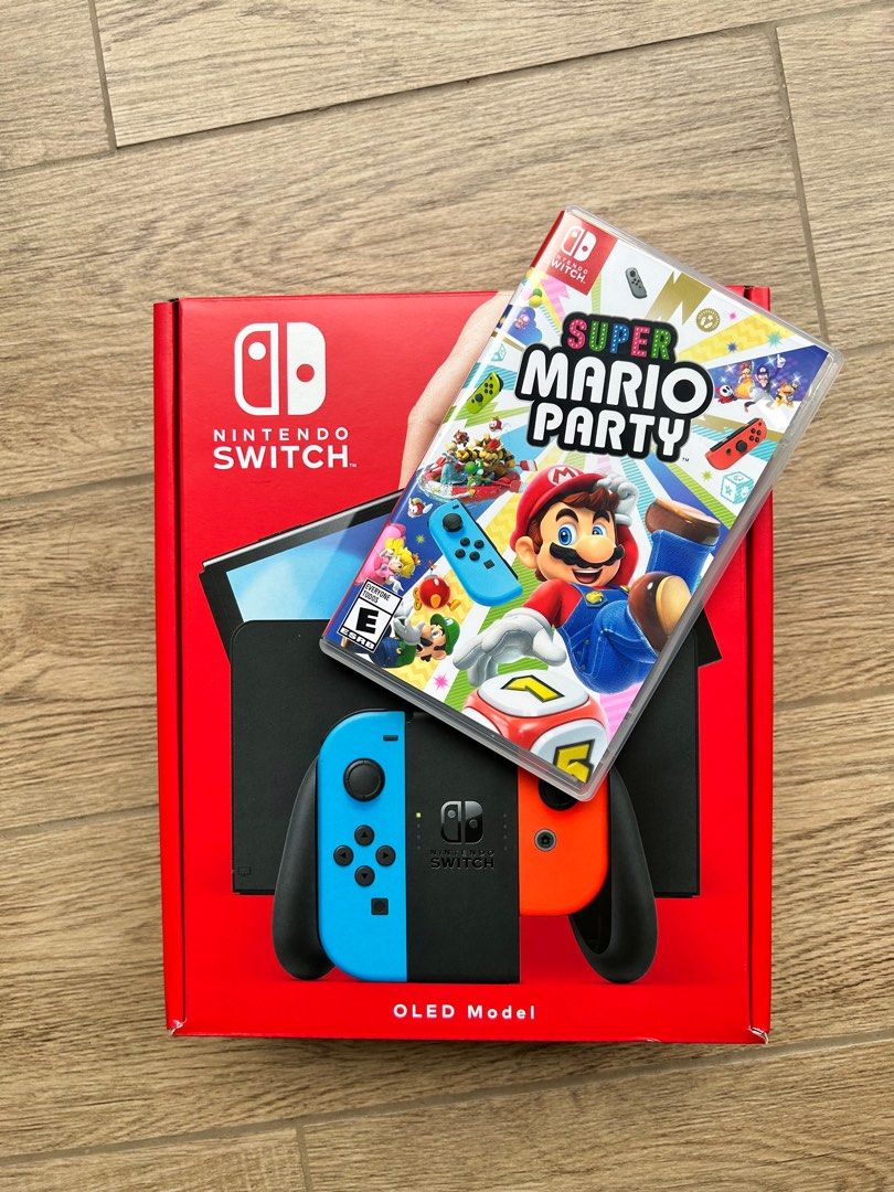 Nintendo Switch OLED. Mario Party, Video Gaming, Video Game Consoles, Nintendo on Carousell
