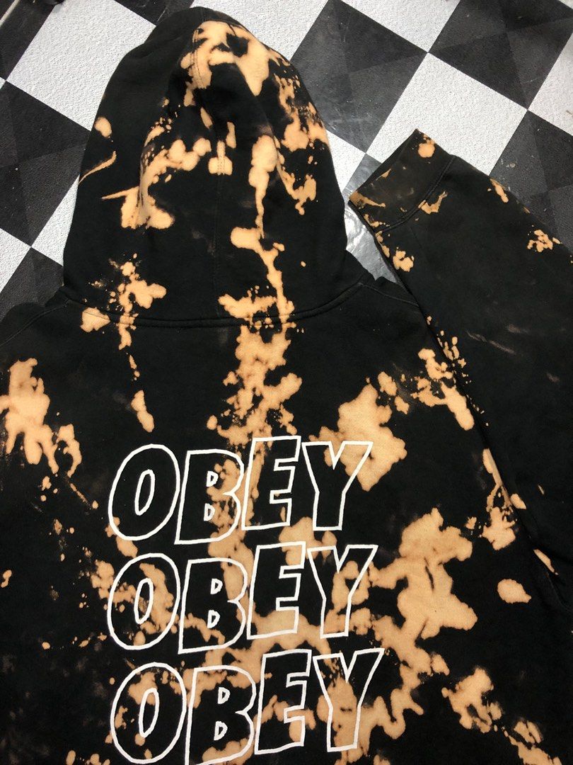 Obey Hoodie Zipper independent Men s Fashion Tops Sets Hoodies on Carousell