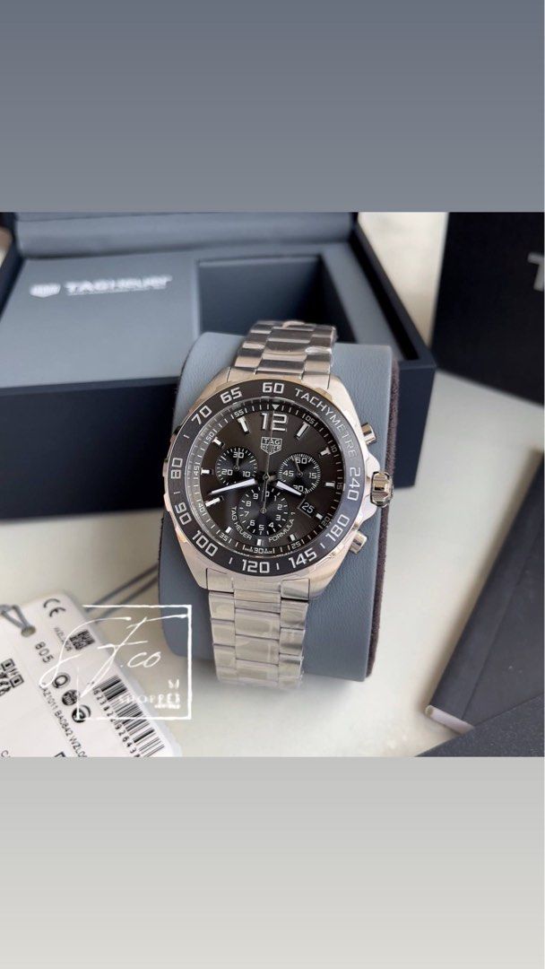 LIMITED STOCK❗️] T4G H3UER Formula 1 Quartz Chronograph 43MM | Luxury Watch  | Authentic | Black Watch | Formula 1 | Men's Watch, Men's Fashion, Watches  & Accessories, Watches on Carousell