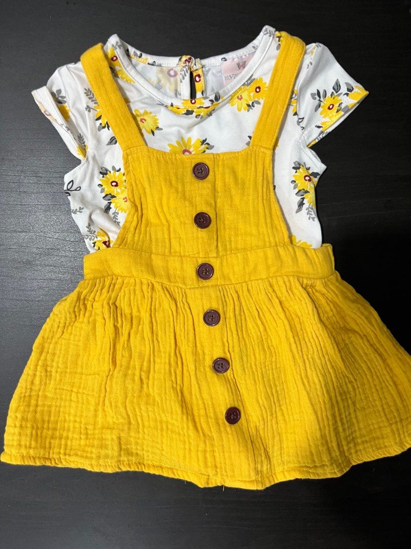 Overall skirt yellow hotsell
