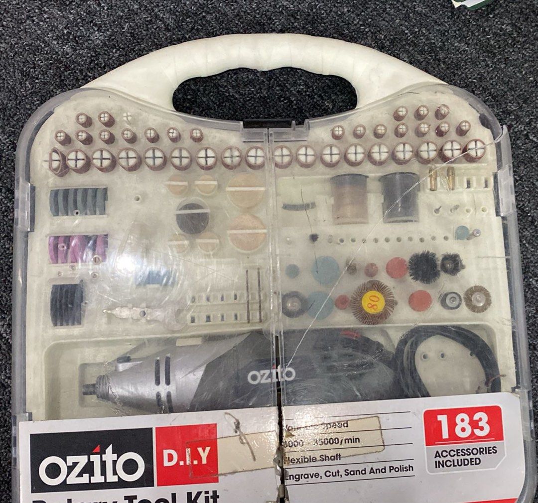 Ozito 170w rotary on sale tool kit