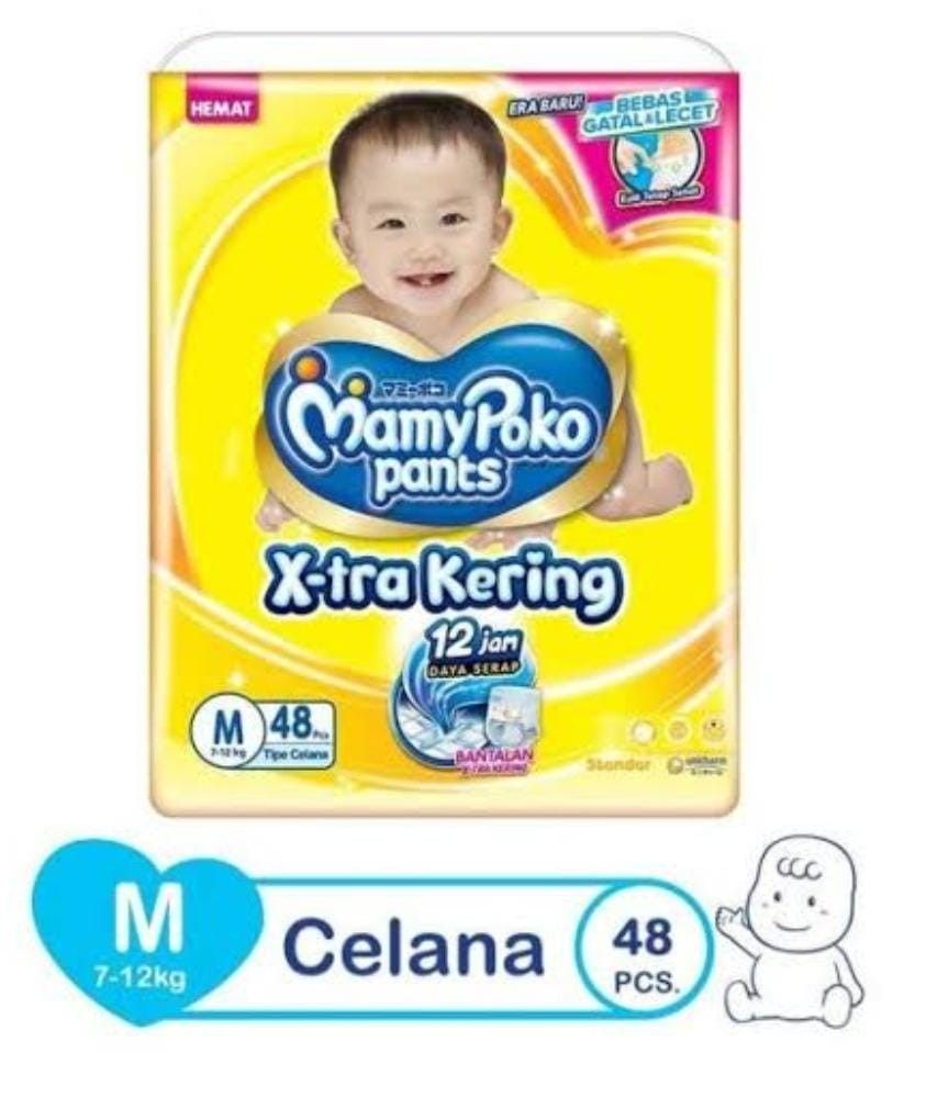 Pampers mamy best sale poko size m