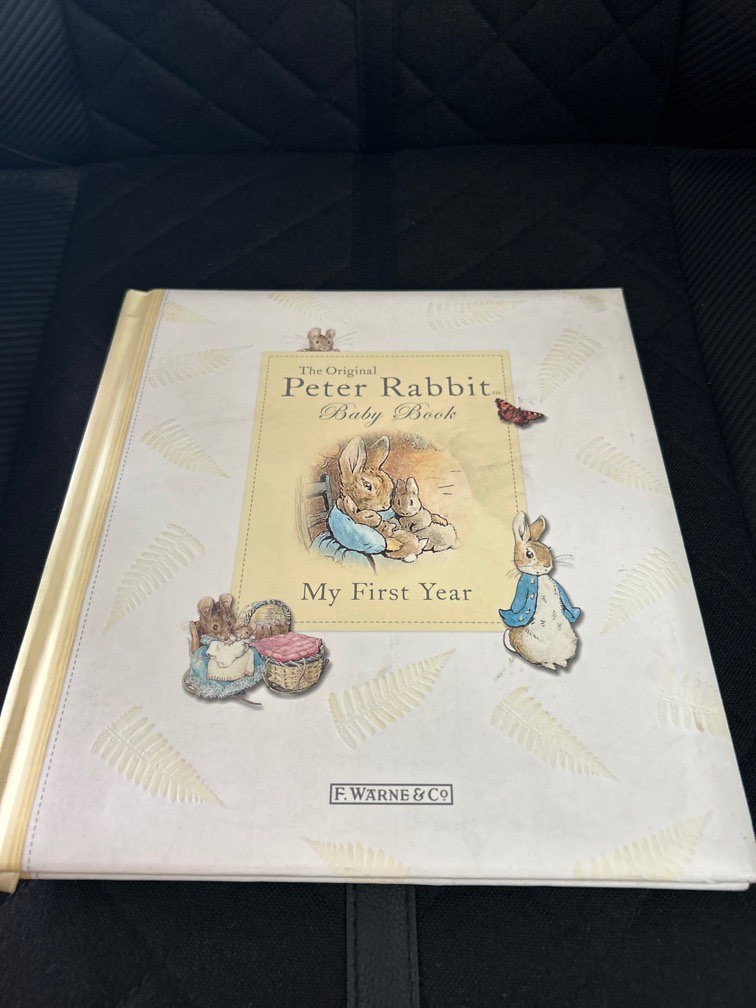 Peter rabbit baby book my first year clearance