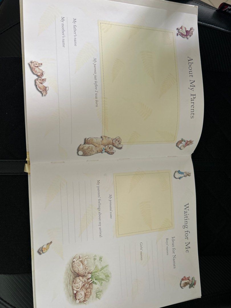 Peter rabbit baby book my first year sale