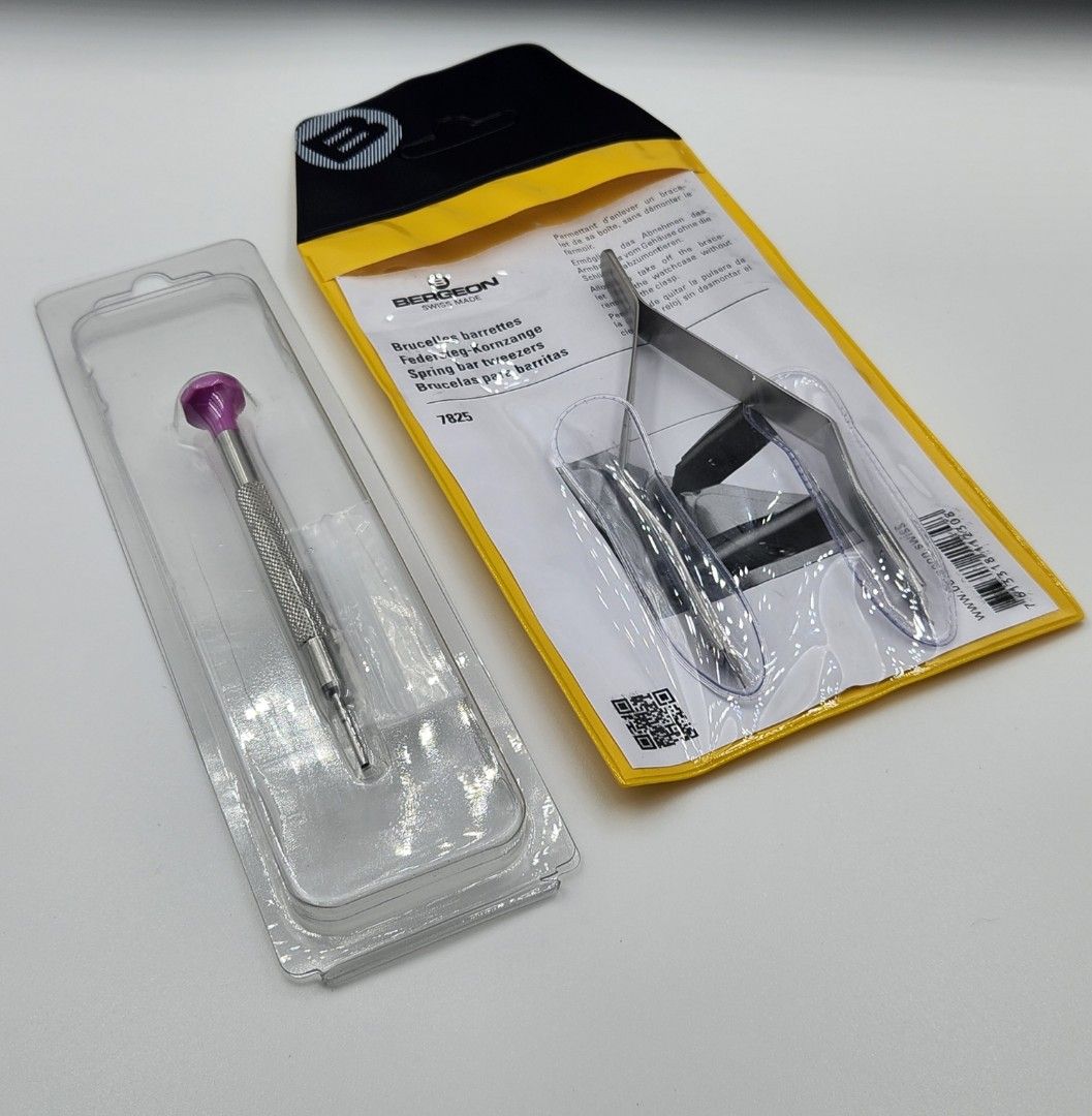 Pkg Promo Bergeon 7825 Springbar Tool T Tip Screwdriver Rolex