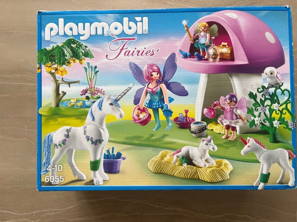 Playmobil 6055 fairies sales with toadstool house
