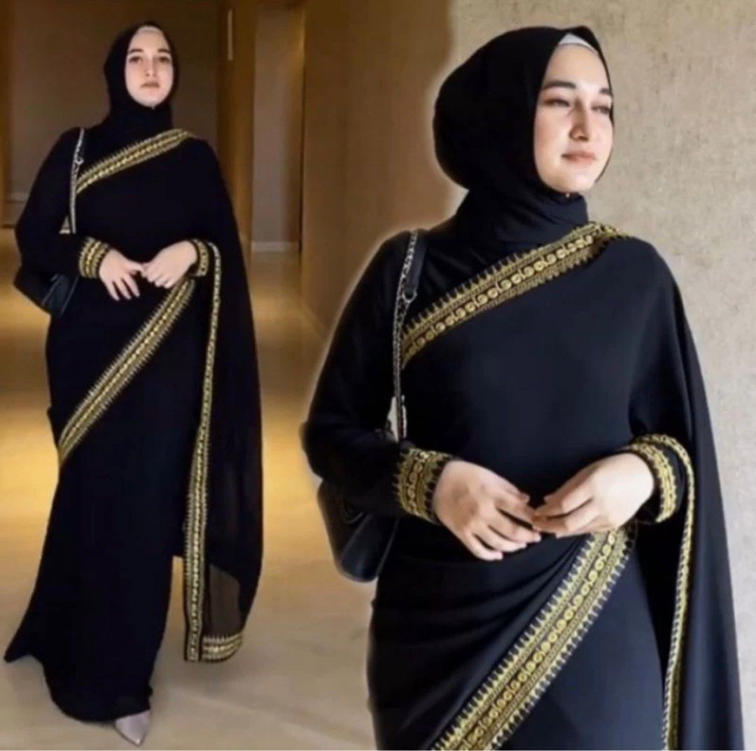 PO 2024 Abaya Sari Indian Gamis Saudi Arabia Maxi Jubah Turkey Dubai lahenga kurung Raya ramadhan Women s Fashion Muslimah Fashion Kaftans Jubahs on Carousell