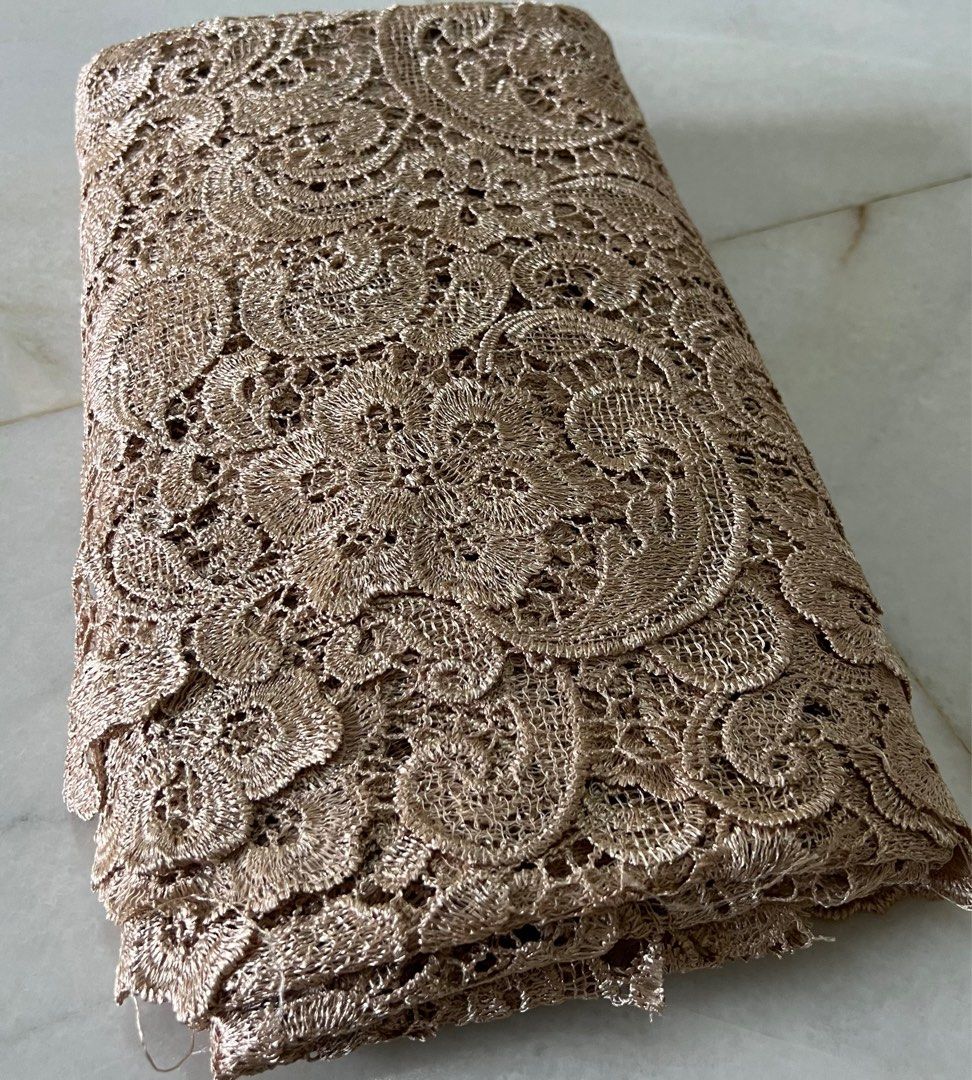 Prada Lace Champagne Lace Only Women s Fashion Muslimah