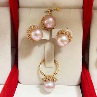 Diana (Authentic Edison Pearl Jewelry Set)