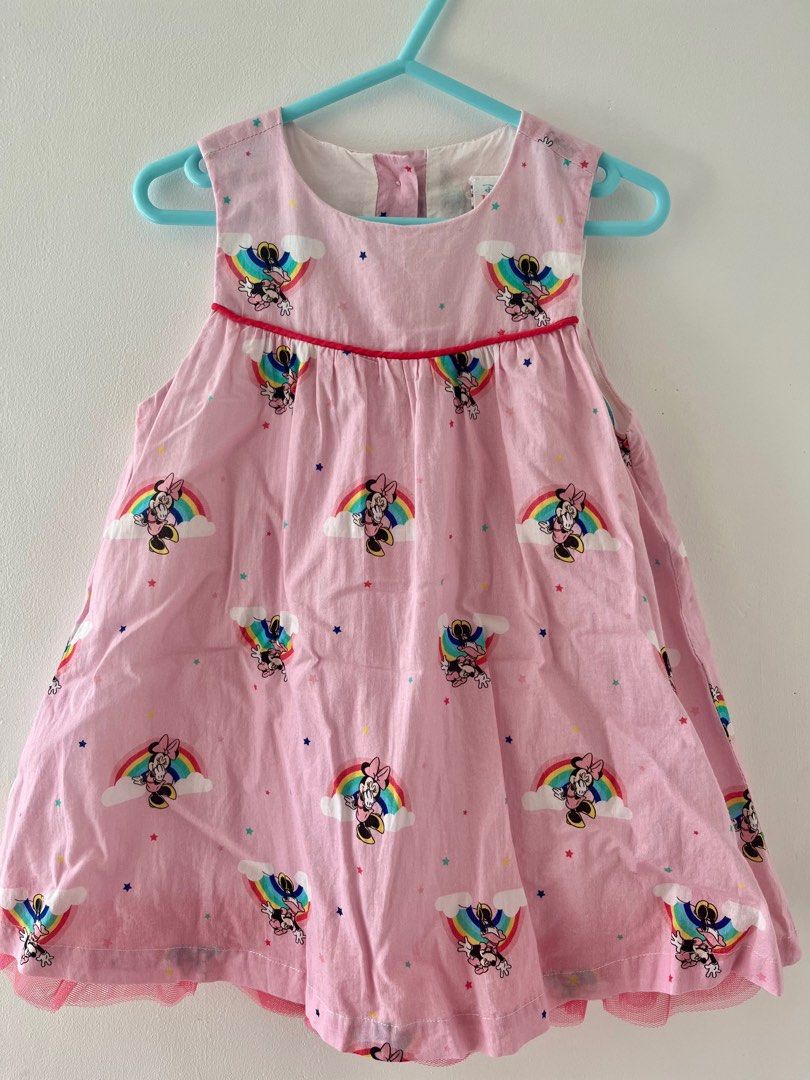 Preloved Disney Baby Minnie Mouse Dress, Babies & Kids, Babies & Kids ...