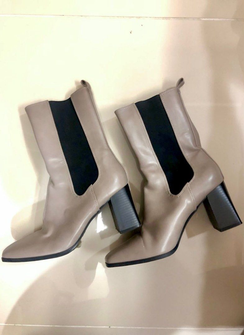 Primark grey boots store