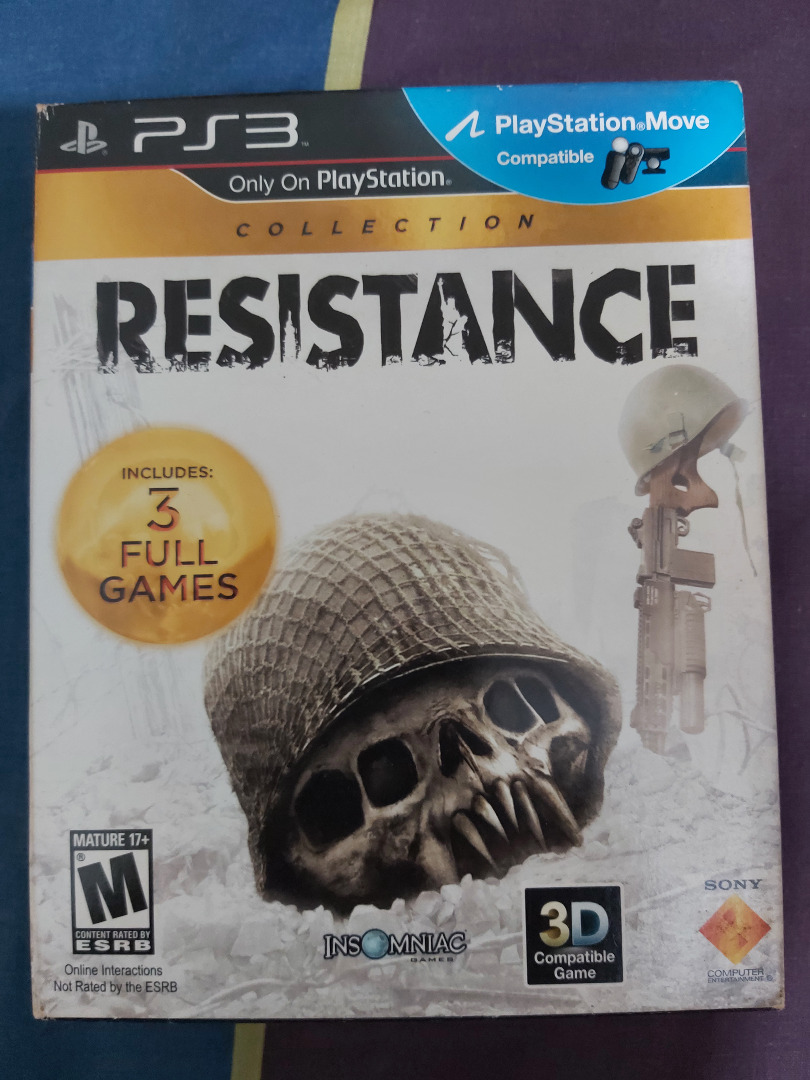 PS3 Game Resistance Trilogy, Video Gaming, Video Games, PlayStation on