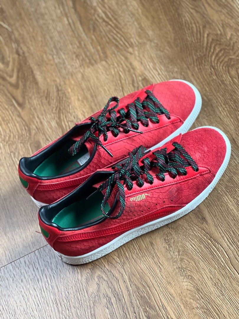 Puma clyde deals red snake