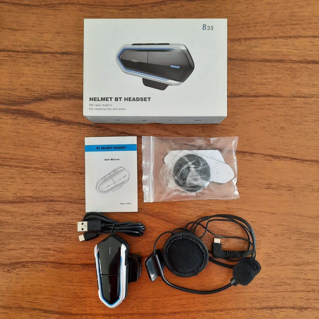 Bt helmet headset qtb35 outlet