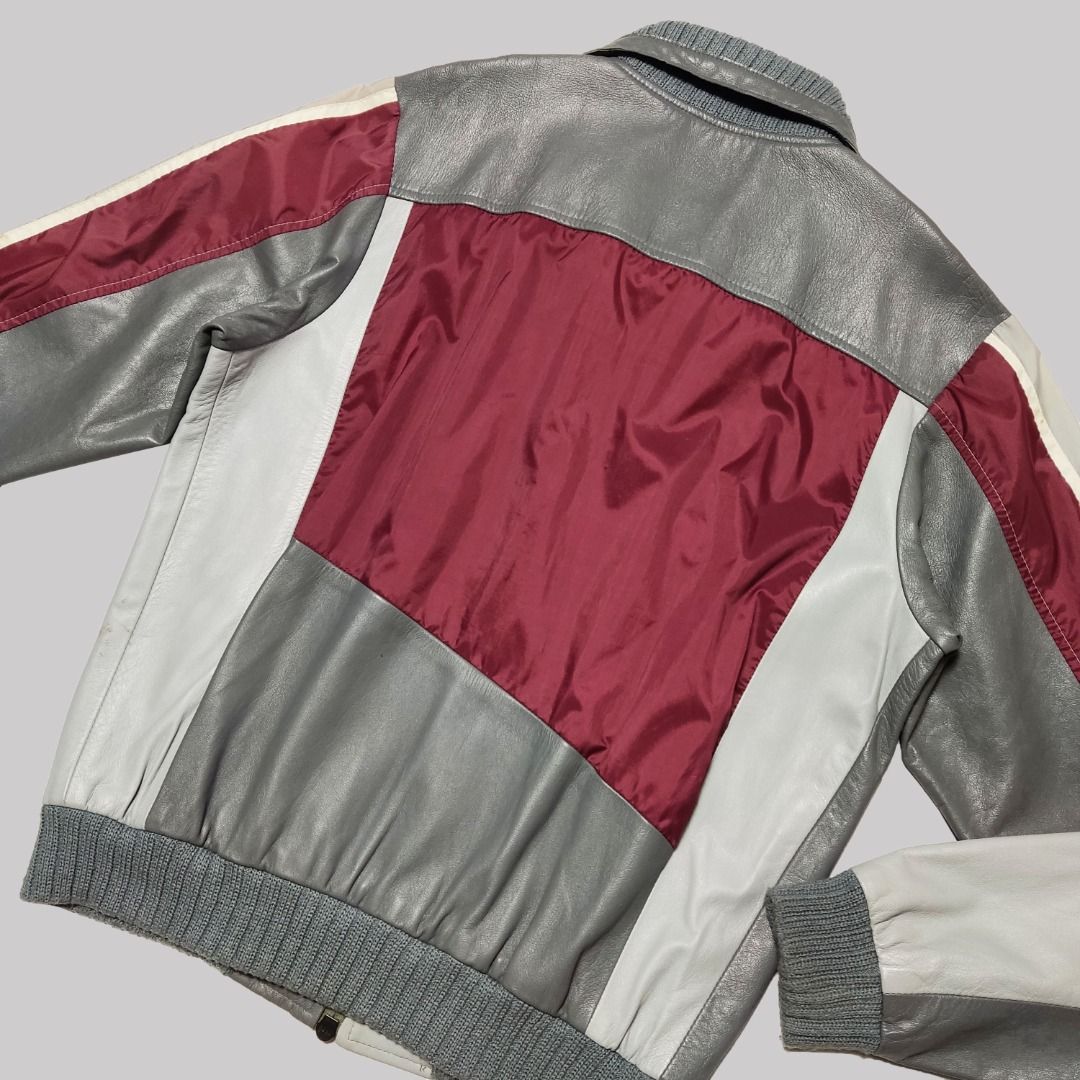 RARE 1 OF 1 NIKE by DRx ROMANELLI Vintage 2004 Bespoke Leather Jacket