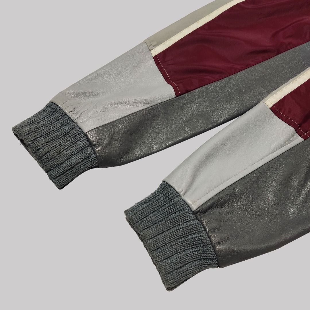 RARE 1 OF 1 NIKE by DRx ROMANELLI Vintage 2004 Bespoke Leather Jacket