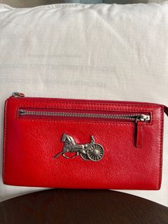 Red womens sales wallet