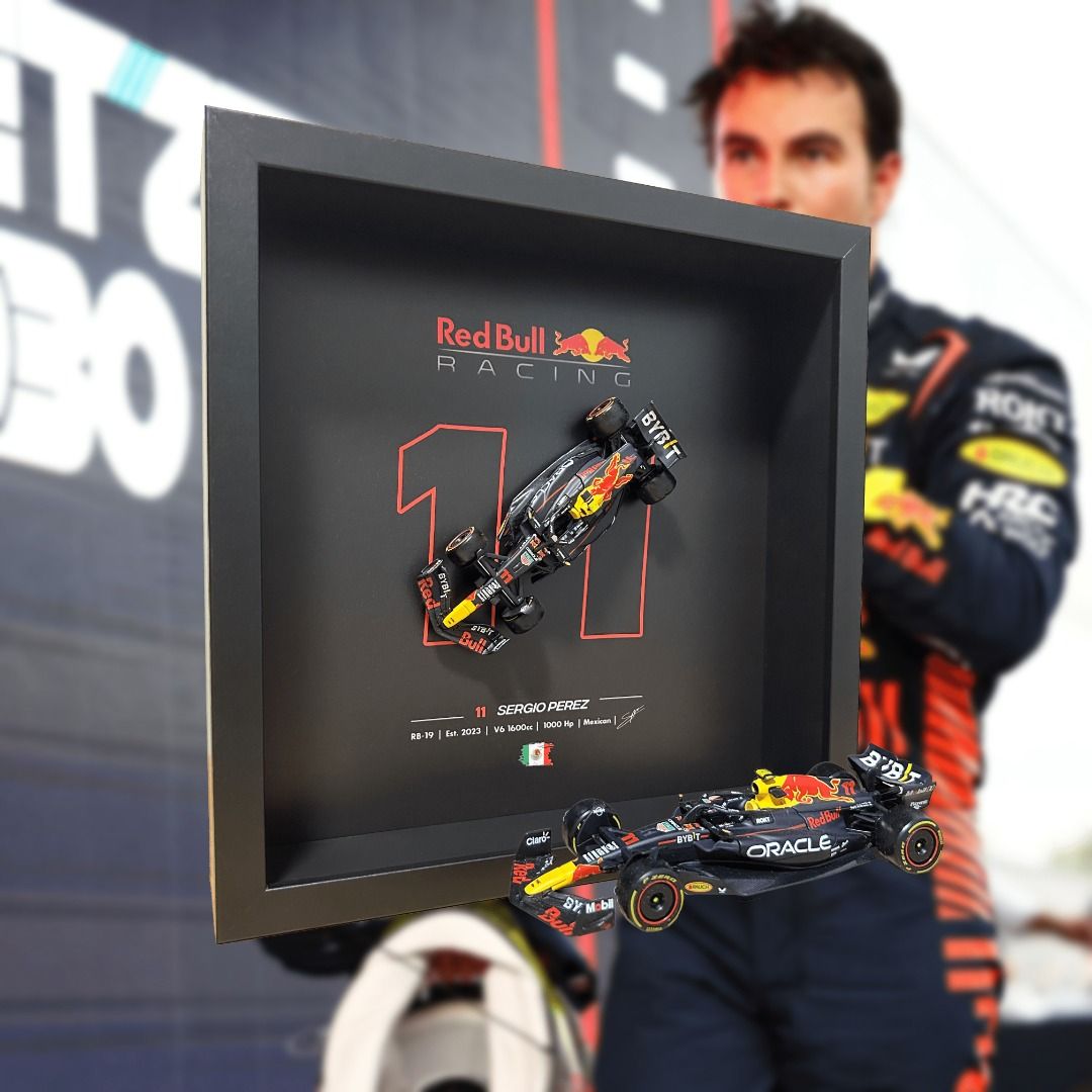 **SALES** Redbull F1 Framed - Sergio Perez 11 (Formula One Diecast Car ...