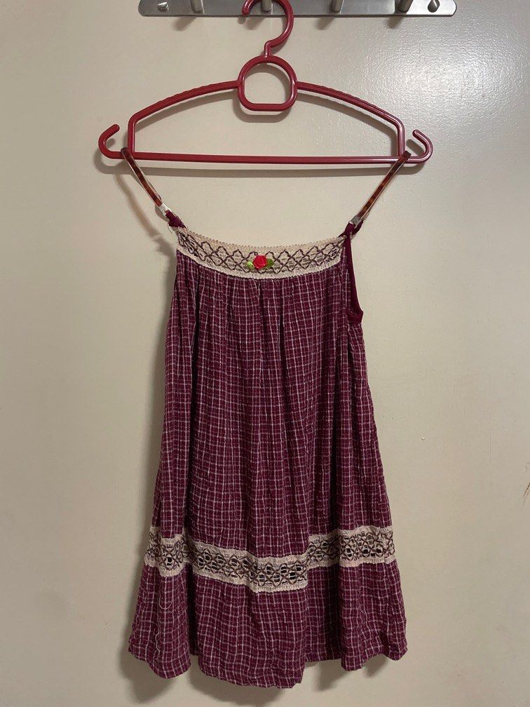 reworked thrifted cute country girl top Women s Fashion Tops