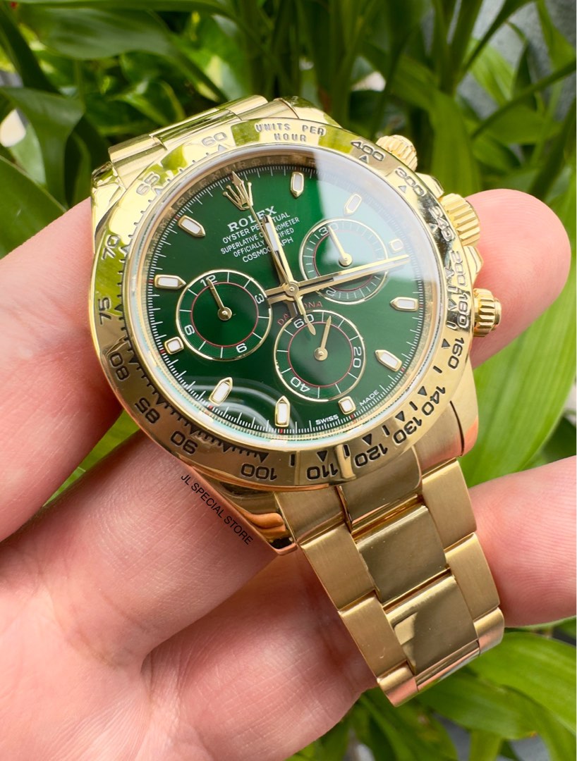 Gold top green daytona
