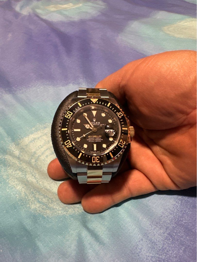 Sea dweller discount half gold