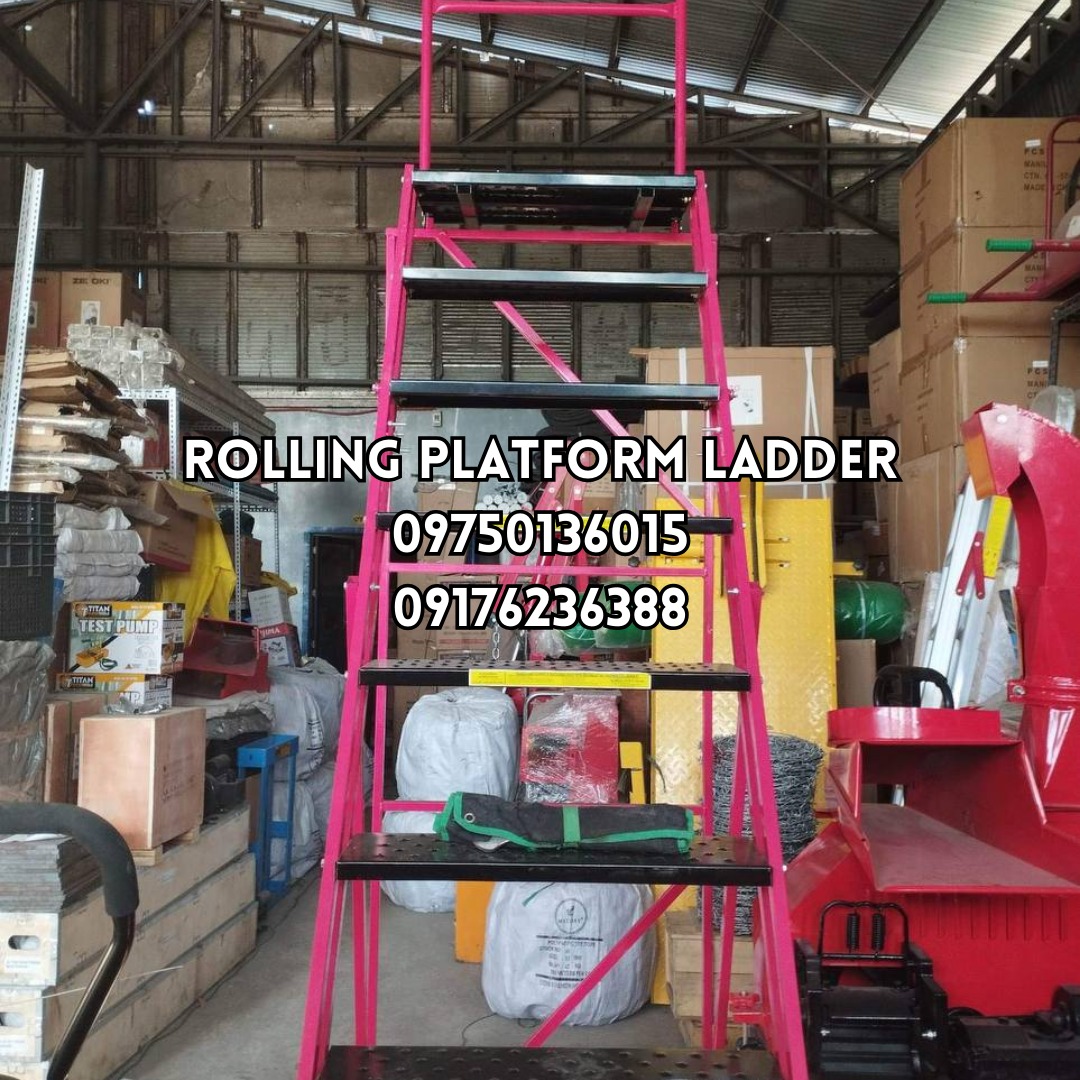 Rolling Platform Ladder, Commercial & Industrial, Industrial Equipment ...