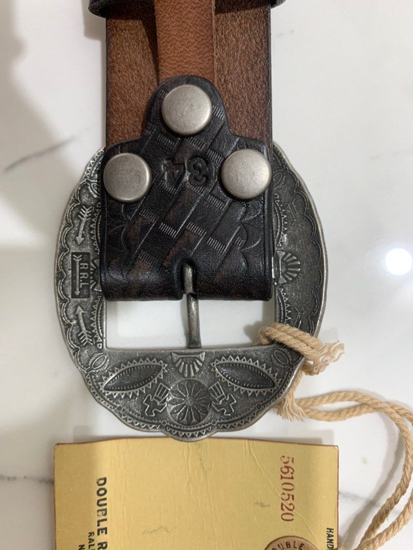 Rrl double rl studded concho jewel belt Men s Fashion Watches